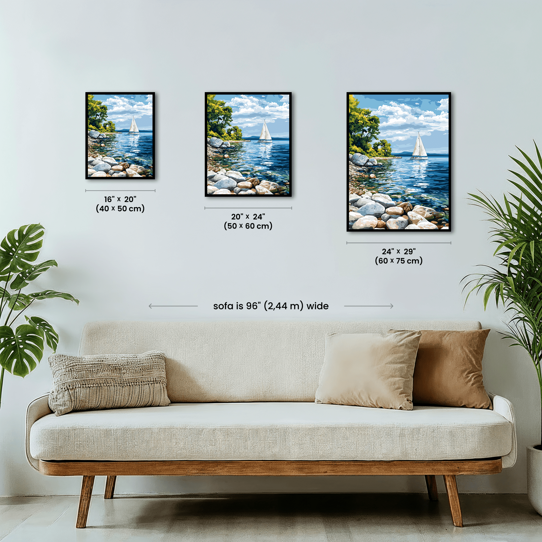 Paint by numbers - Lake Horizon - MyArt