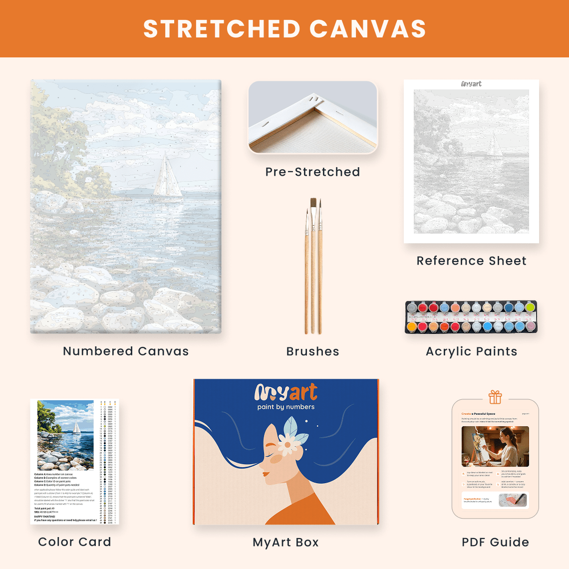 Paint by numbers - Lake Horizon - MyArt