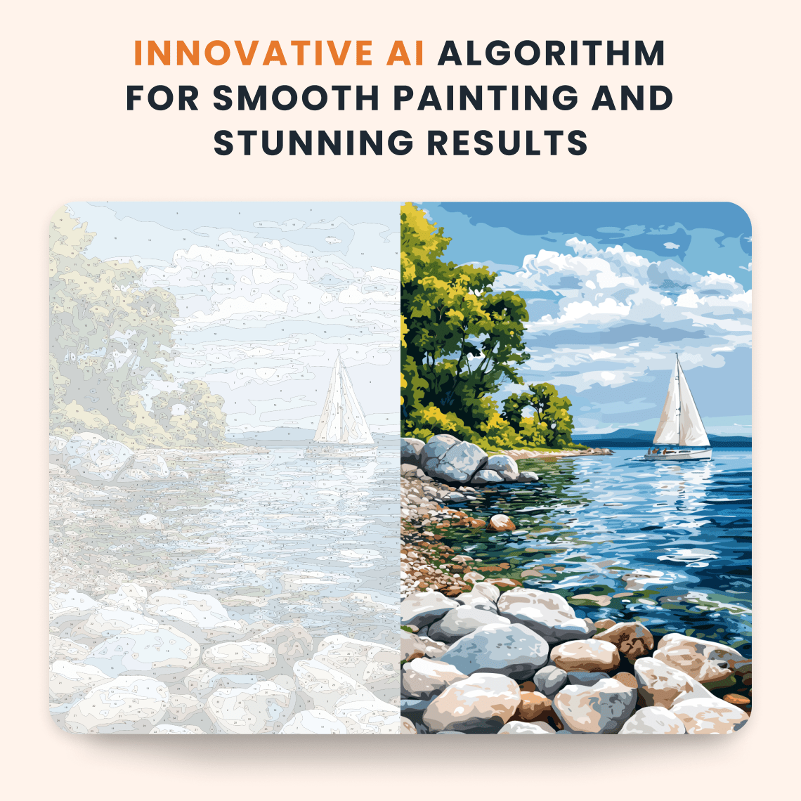 Paint by numbers - Lake Horizon - MyArt