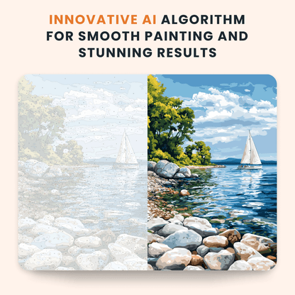 Paint by numbers - Lake Horizon - MyArt