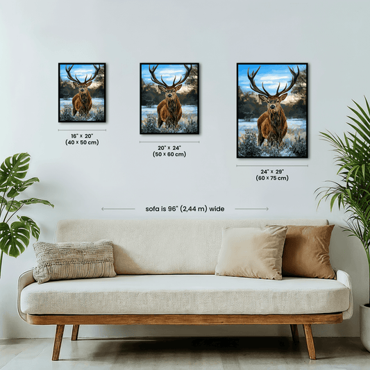 Paint by numbers - Lake Stag - MyArt
