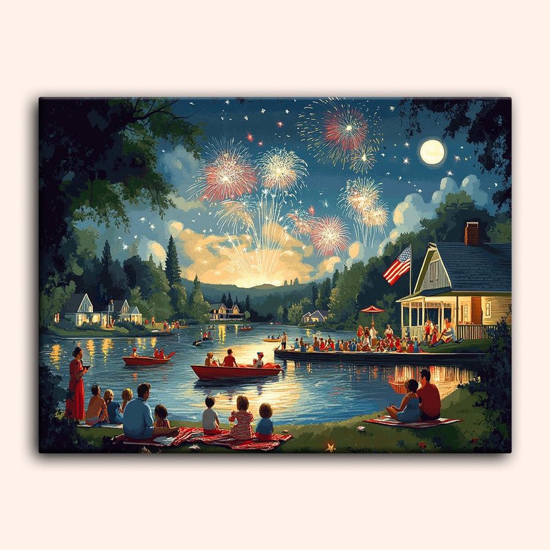 Paint by numbers - Lakeside Celebration - MyArt