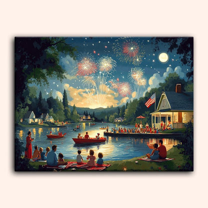 Paint by numbers - Lakeside Celebration - MyArt