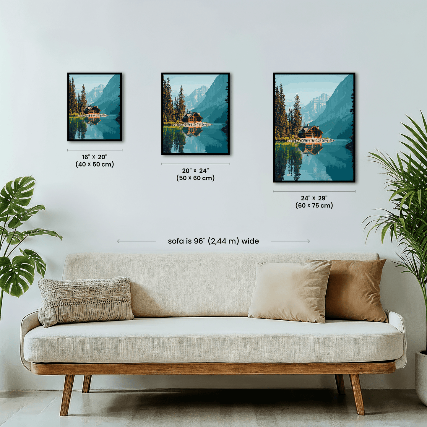 Paint by numbers - Lakeside Cabin - MyArt