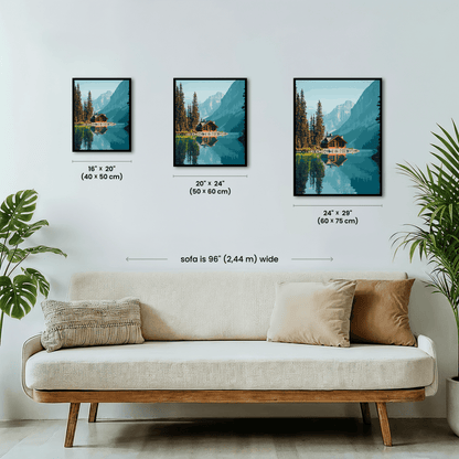 Paint by numbers - Lakeside Cabin - MyArt