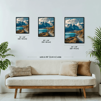 Paint by numbers - Lakeside Peaks - MyArt