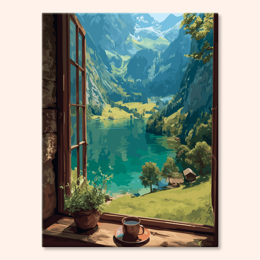 Paint by numbers - Lakeside View - MyArt