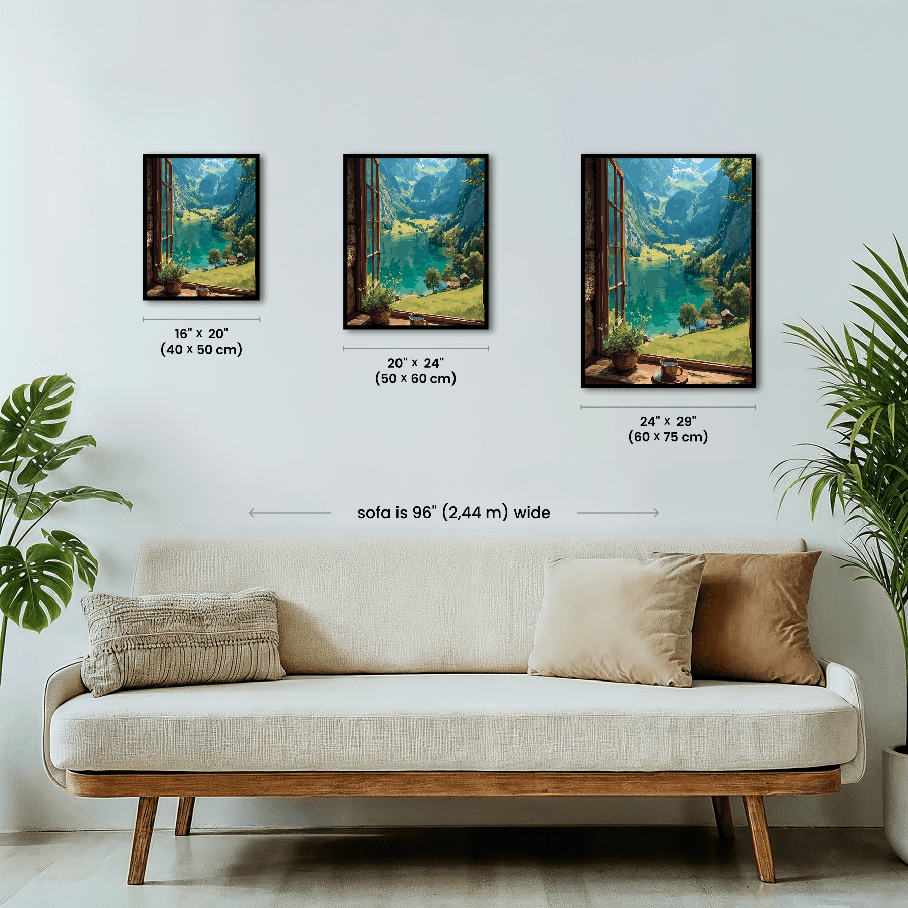 Paint by numbers - Lakeside View - MyArt