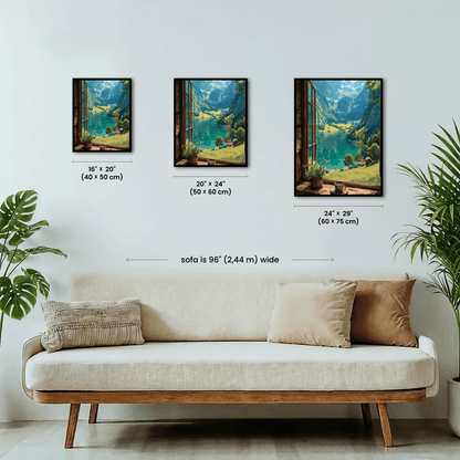 Paint by numbers - Lakeside View - MyArt