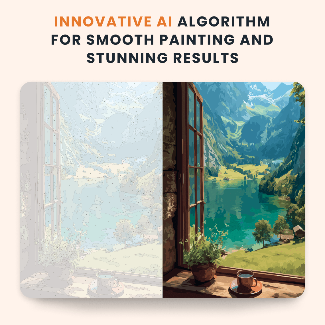 Paint by numbers - Lakeside View - MyArt