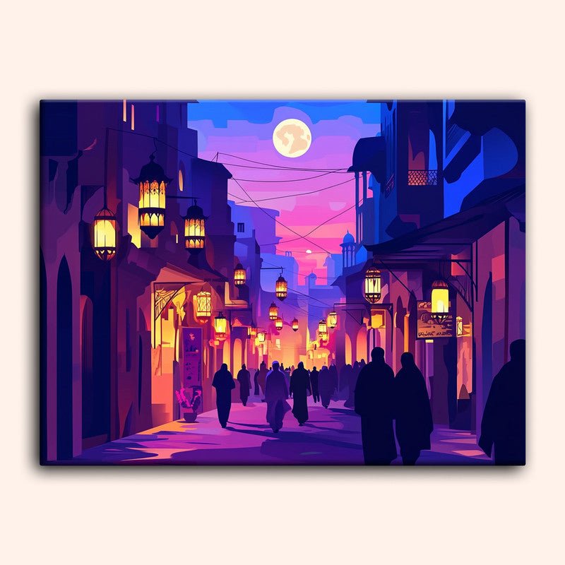 Paint by numbers - Lantern Market - MyArt