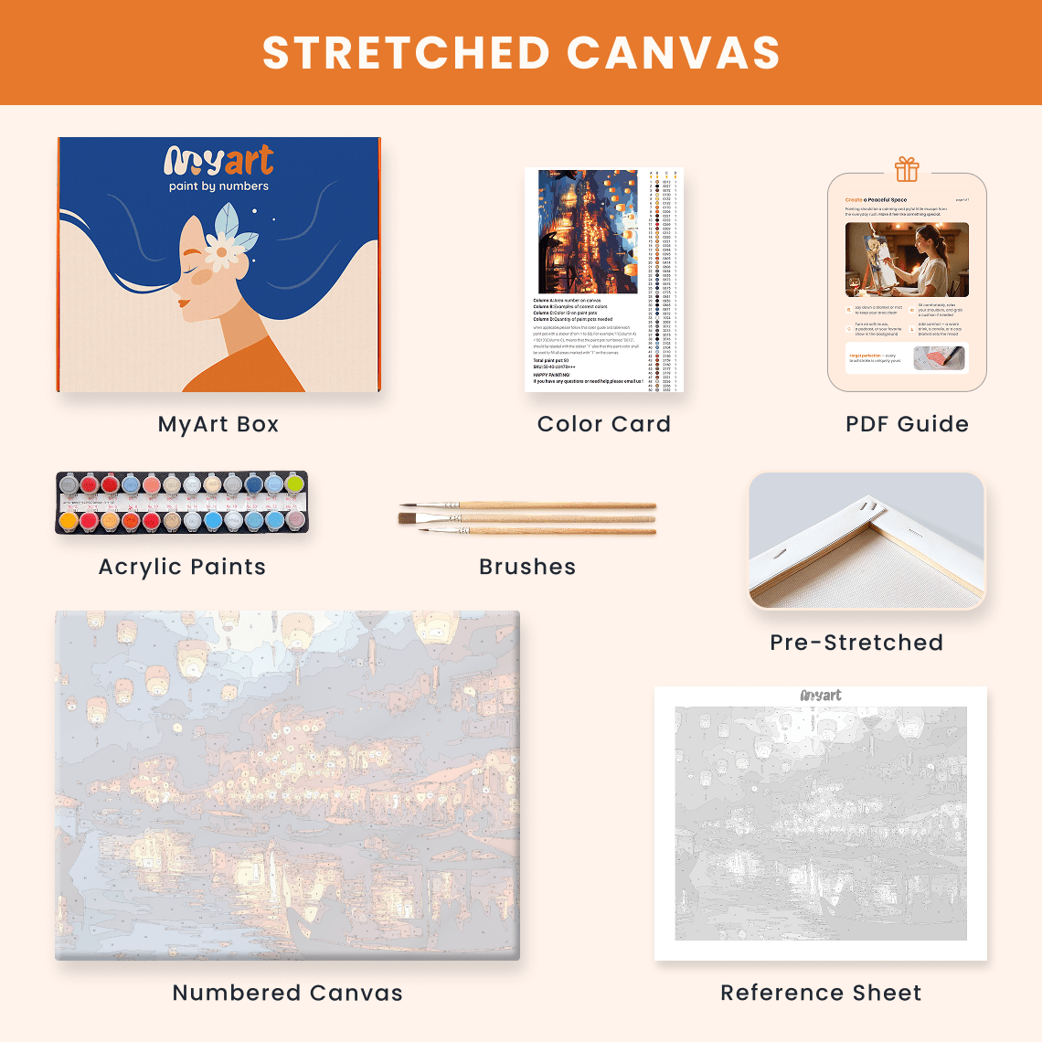 Paint by numbers - Lantern Dreams - MyArt