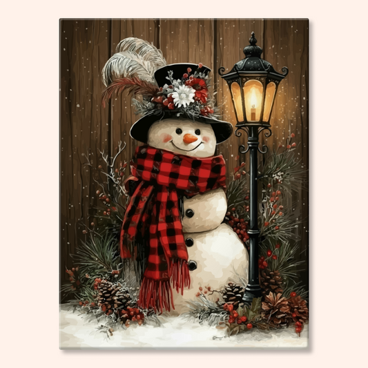 Lantern Snowman