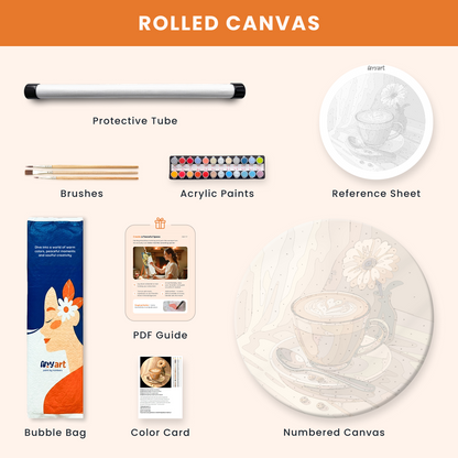 Paint by numbers - Latte Mood - MyArt