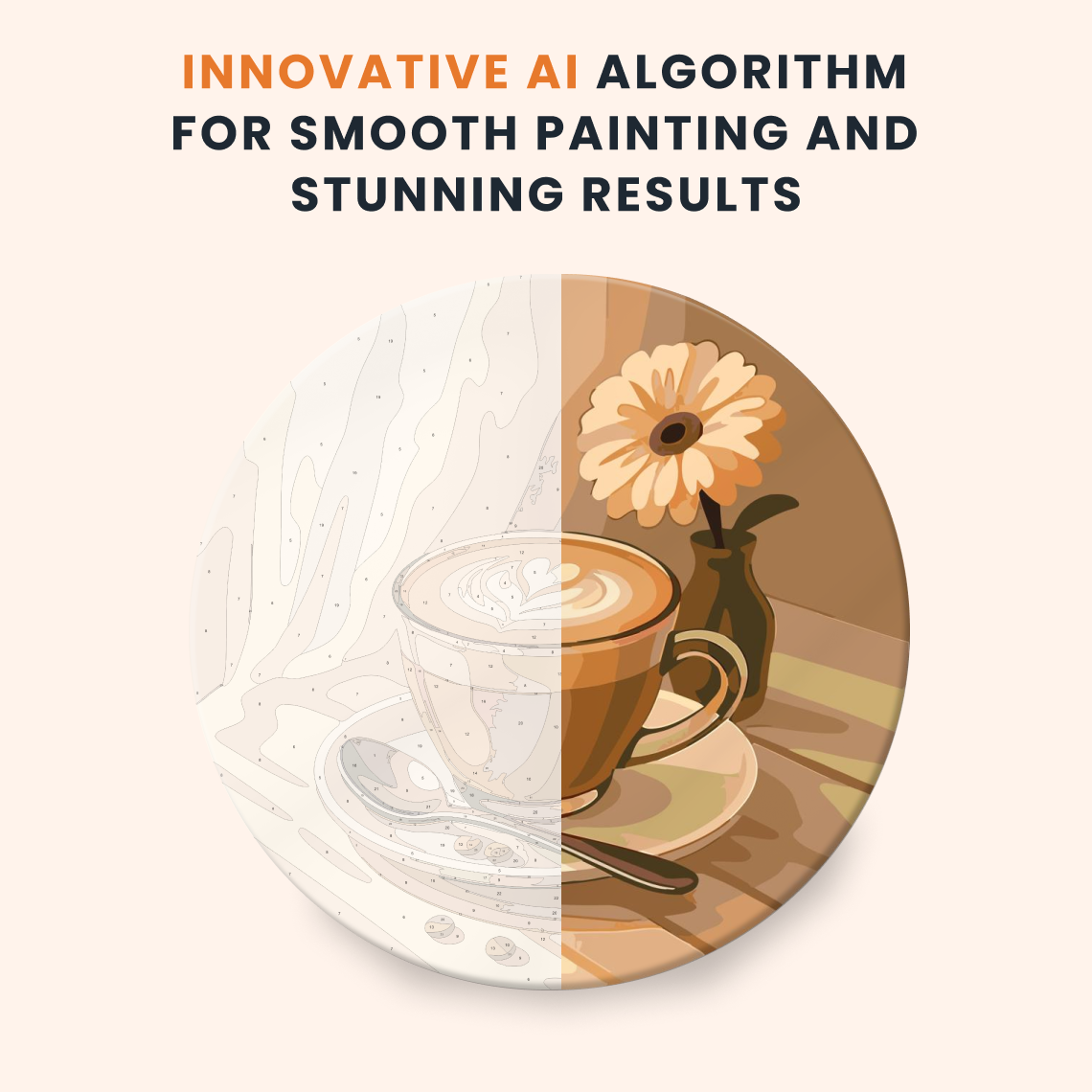 Paint by numbers - Latte Mood - MyArt