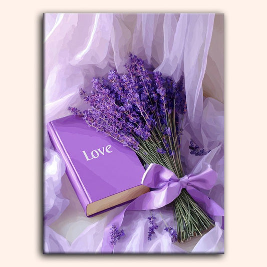 Paint by numbers - Lavender Love - MyArt