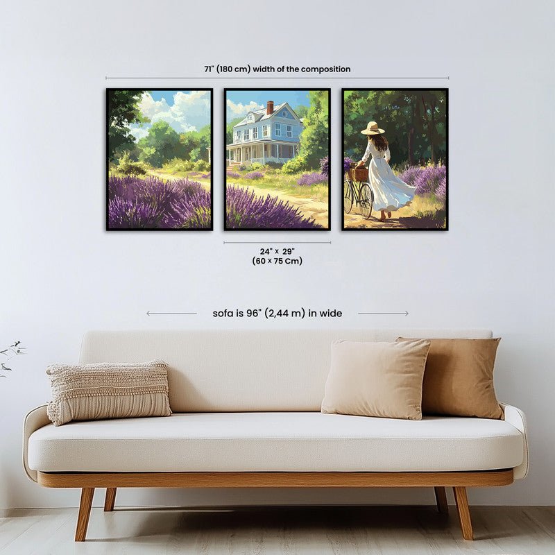 Paint by numbers - Lavender Path - MyArt