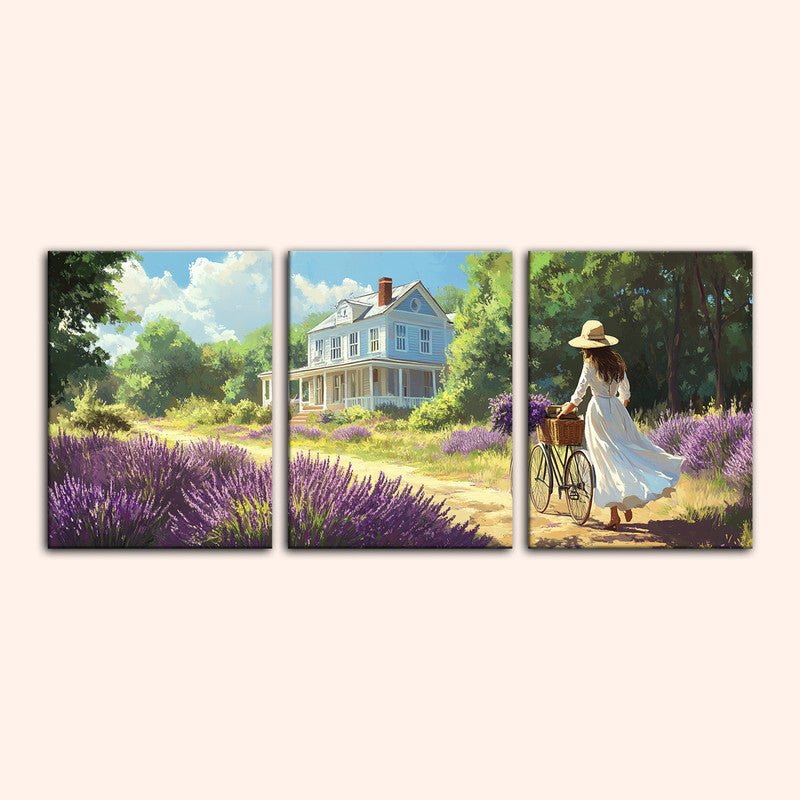 Paint by numbers - Lavender Path - MyArt