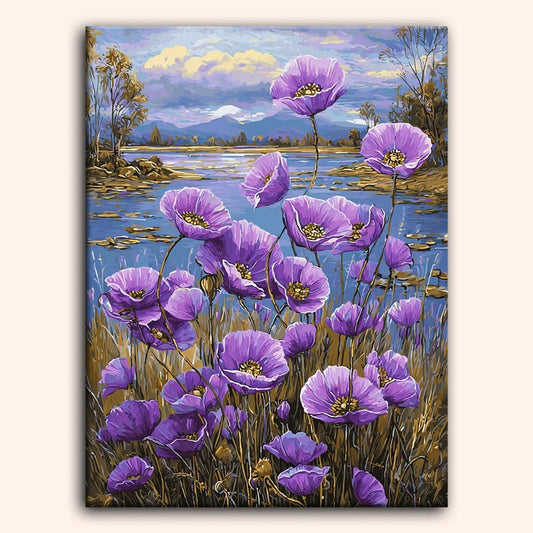 Paint by numbers - Lavender Shore - MyArt