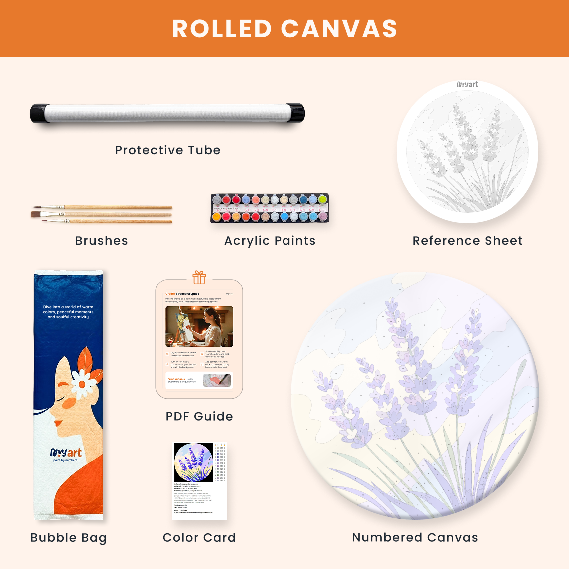 Paint by numbers - Lavender Dream - MyArt