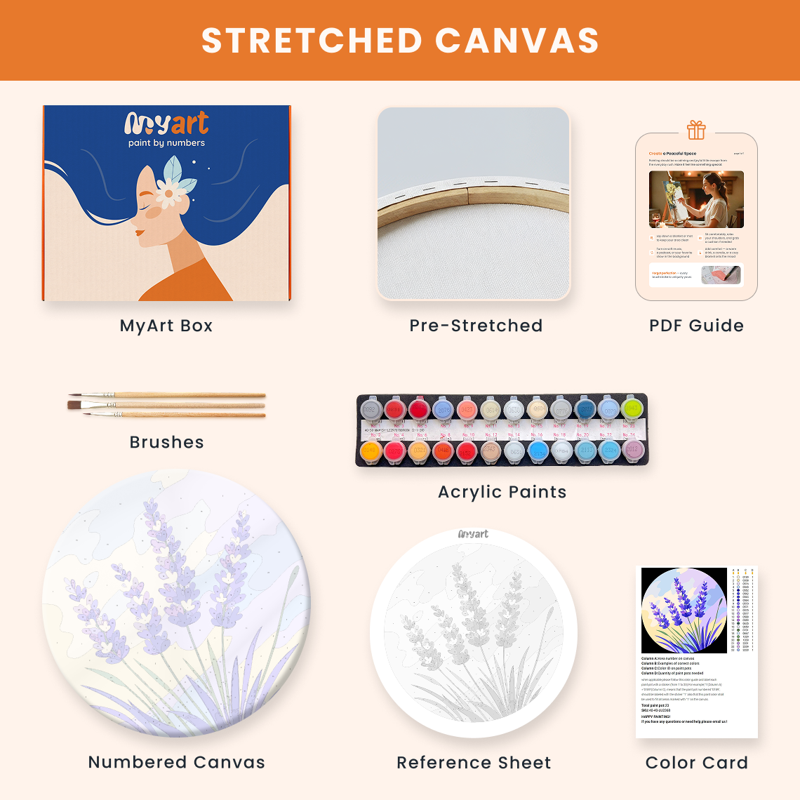 Paint by numbers - Lavender Dream - MyArt