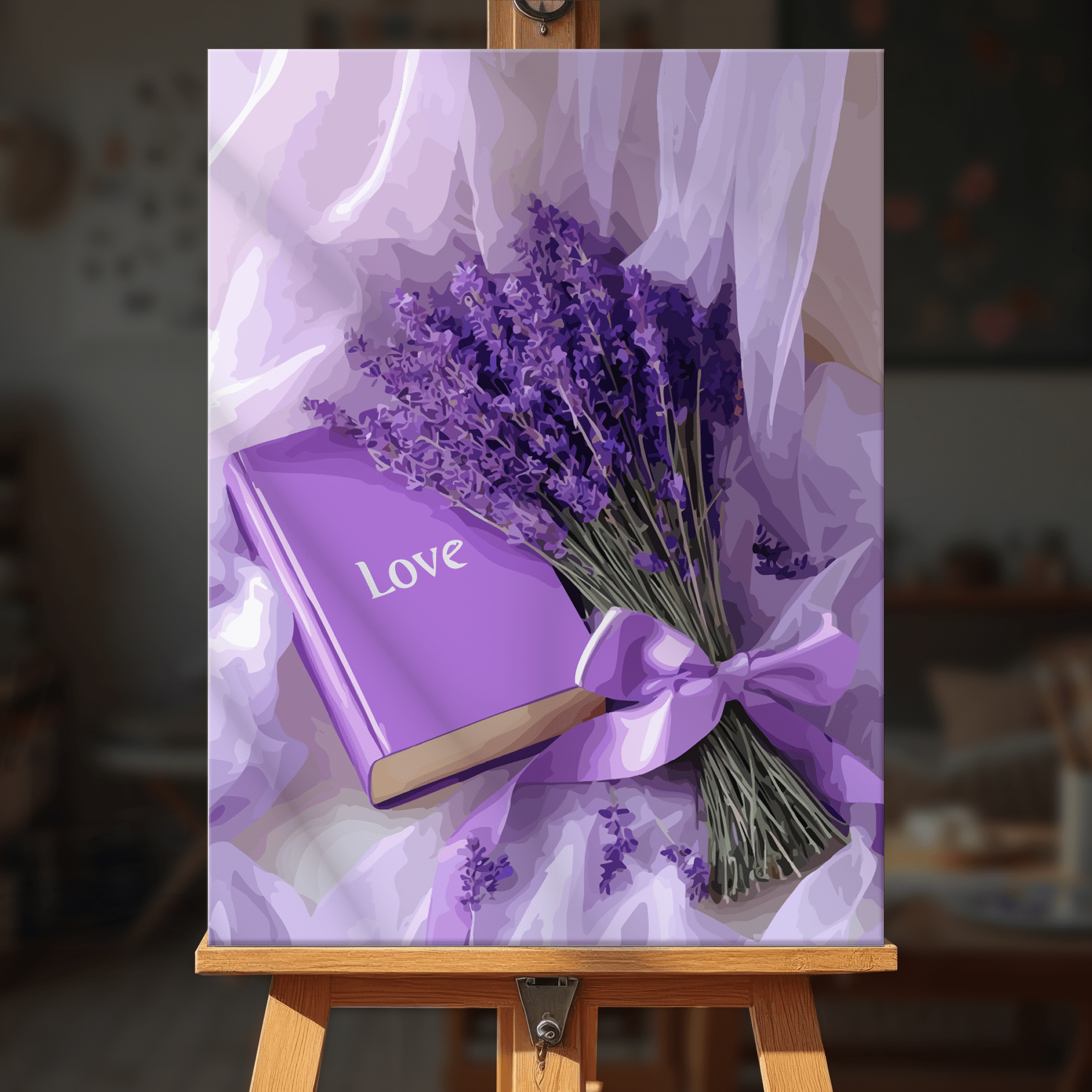 Paint by numbers - Lavender Love - MyArt
