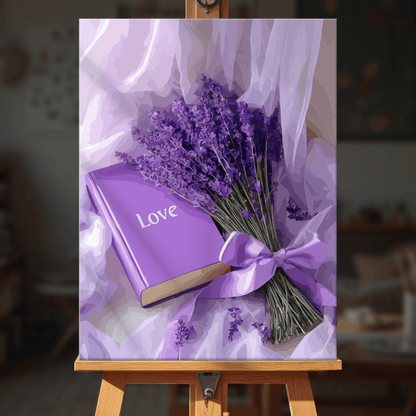 Paint by numbers - Lavender Love - MyArt