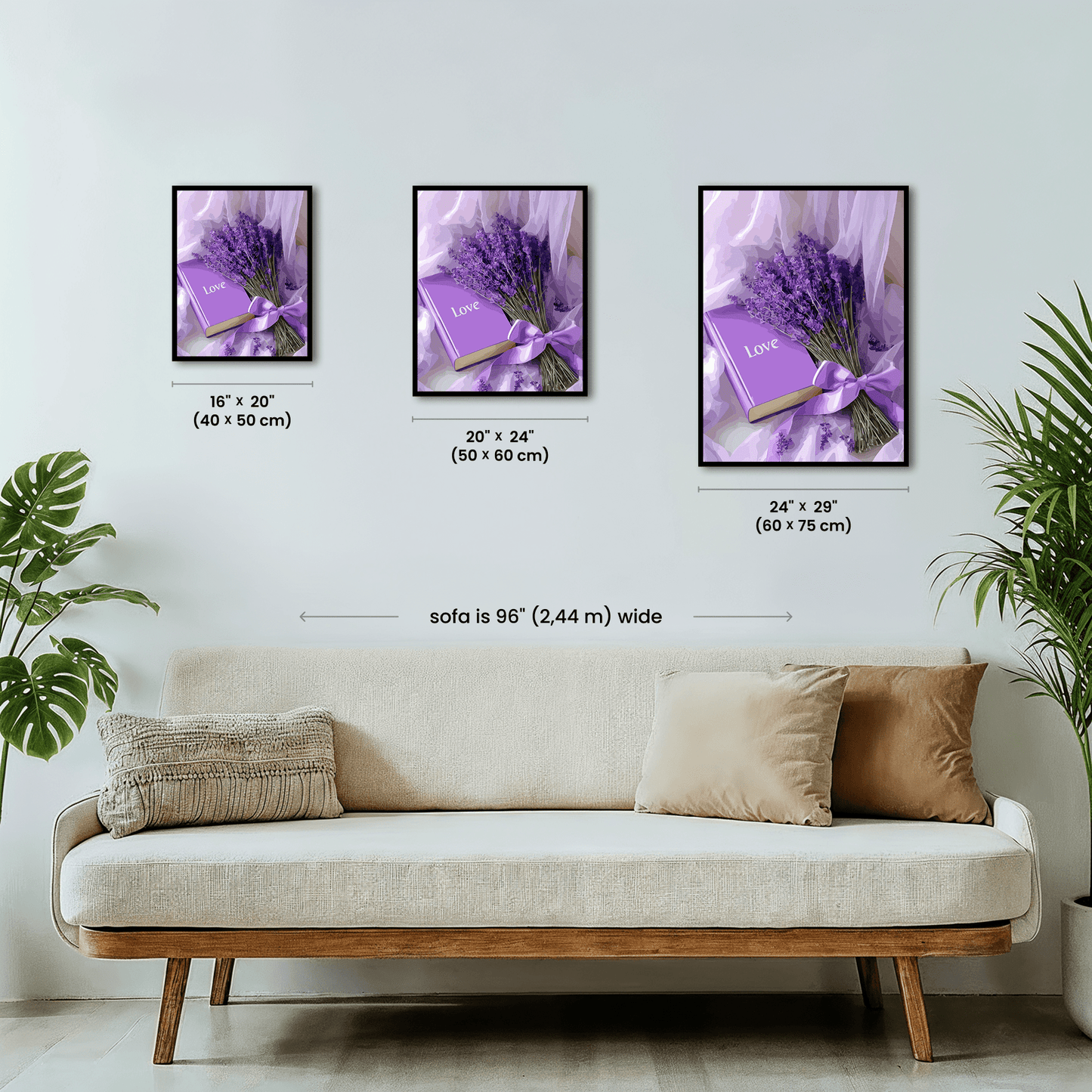 Paint by numbers - Lavender Love - MyArt