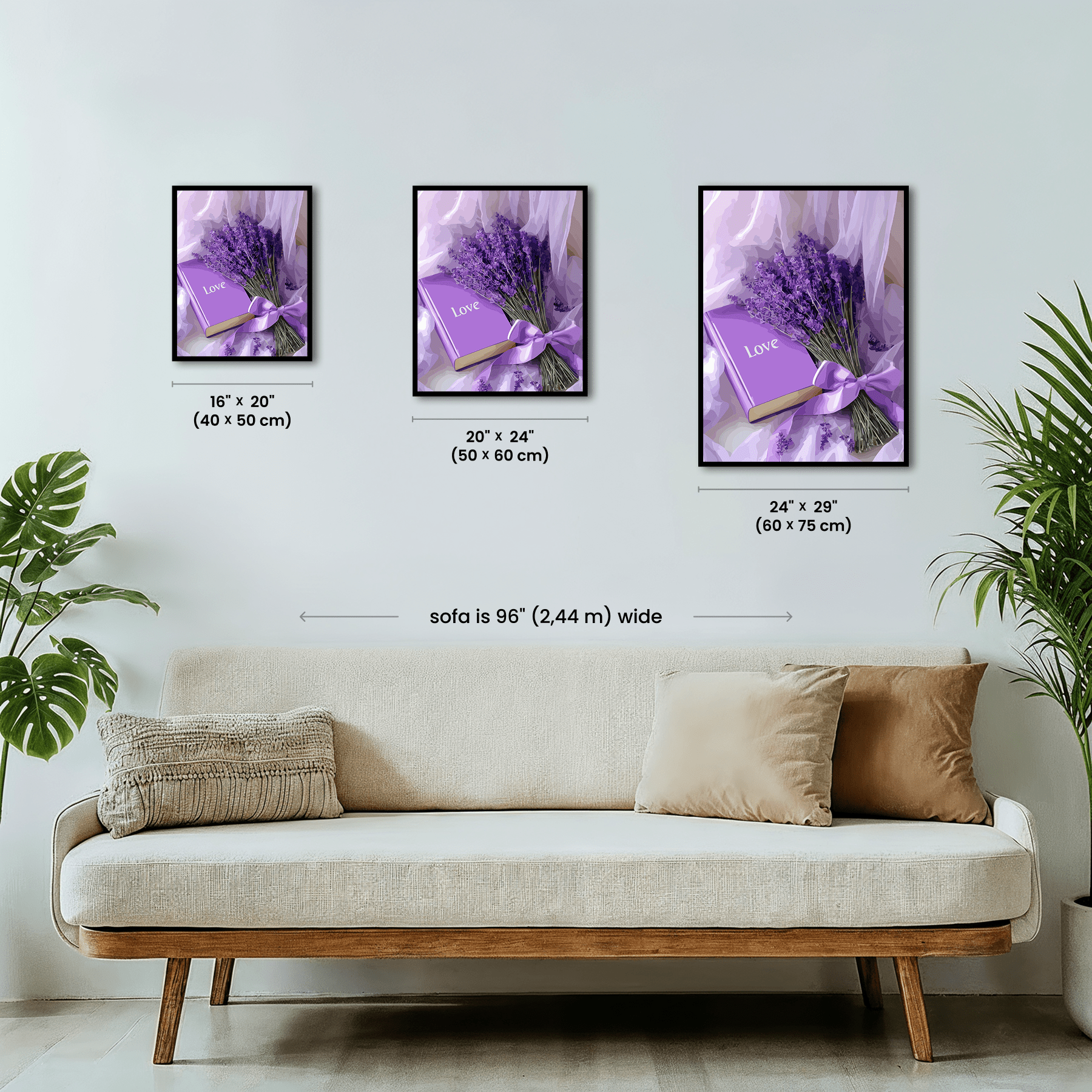 Paint by numbers - Lavender Love - MyArt