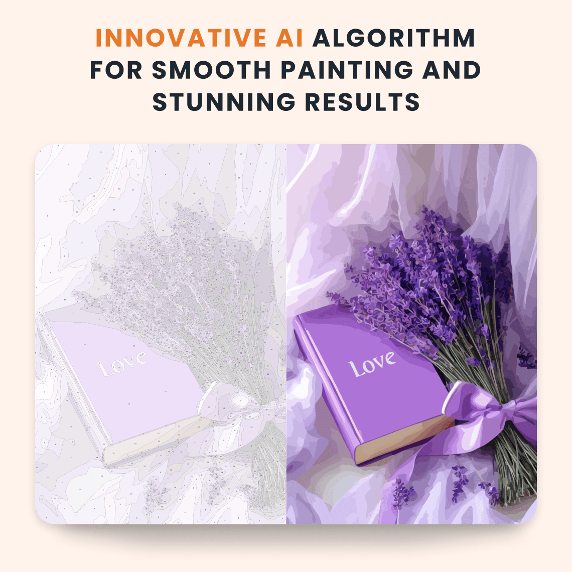 Paint by numbers - Lavender Love - MyArt