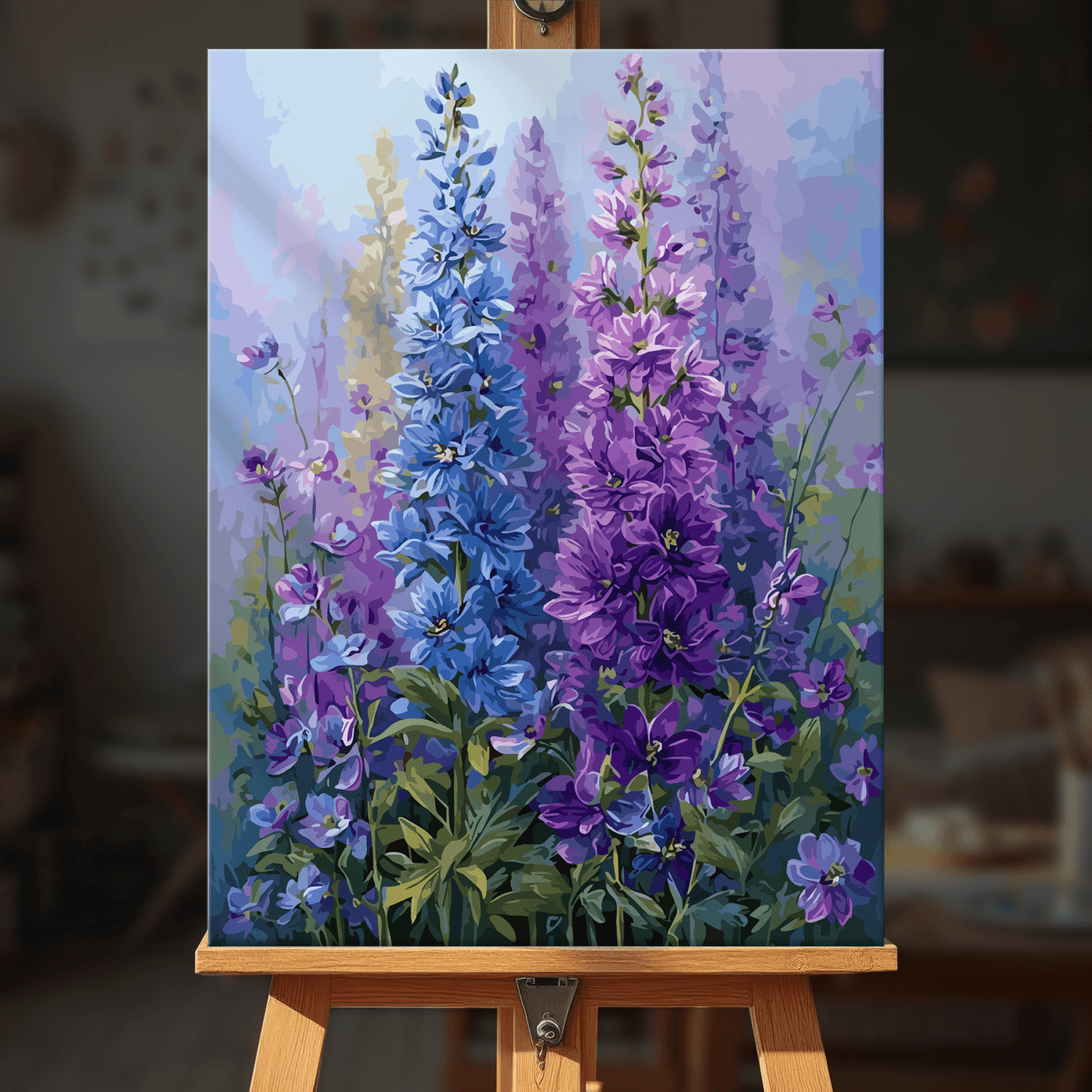 Paint by numbers - Lavender Spires - MyArt