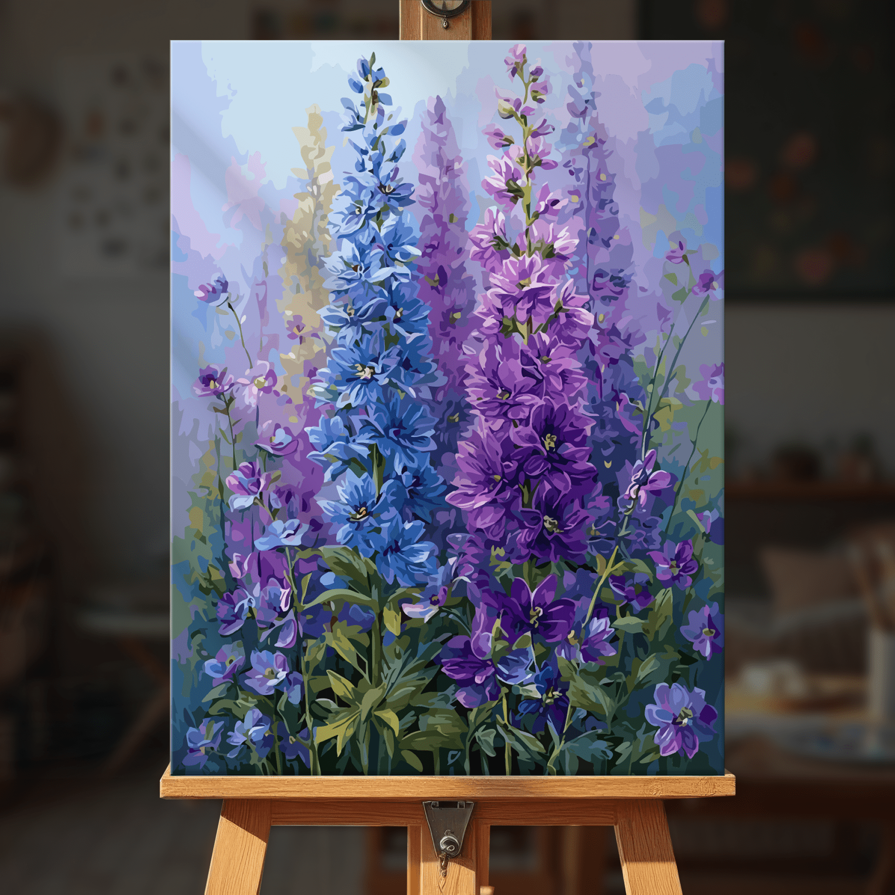 Paint by numbers - Lavender Spires - MyArt