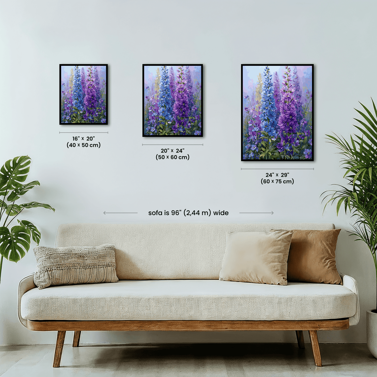 Paint by numbers - Lavender Spires - MyArt