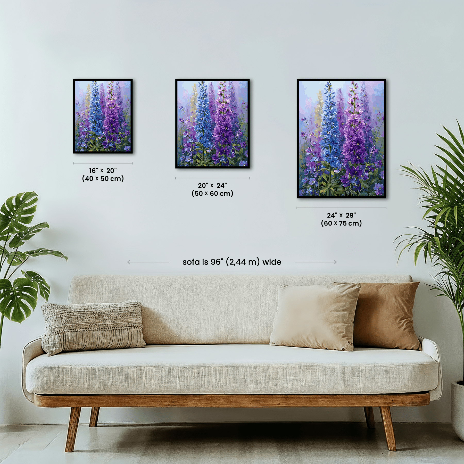 Paint by numbers - Lavender Spires - MyArt