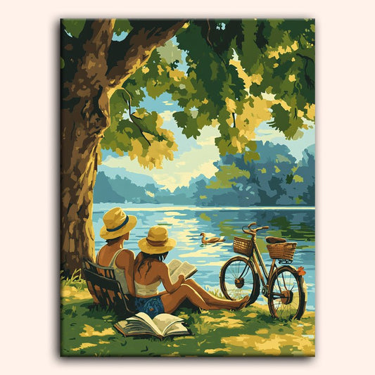 Paint by numbers - Lawn Serenity - MyArt