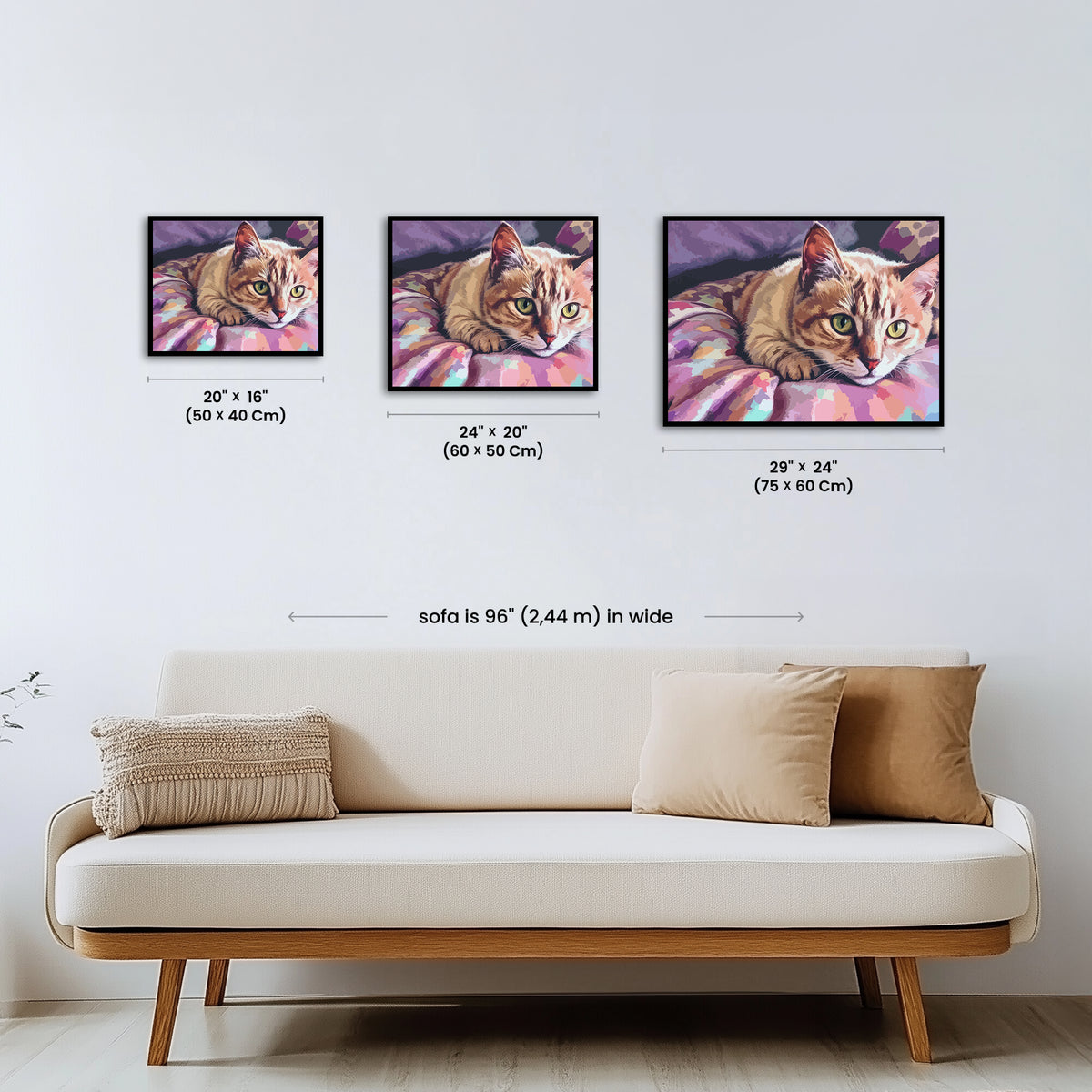 Paint by numbers - Lazy Cat - MyArt