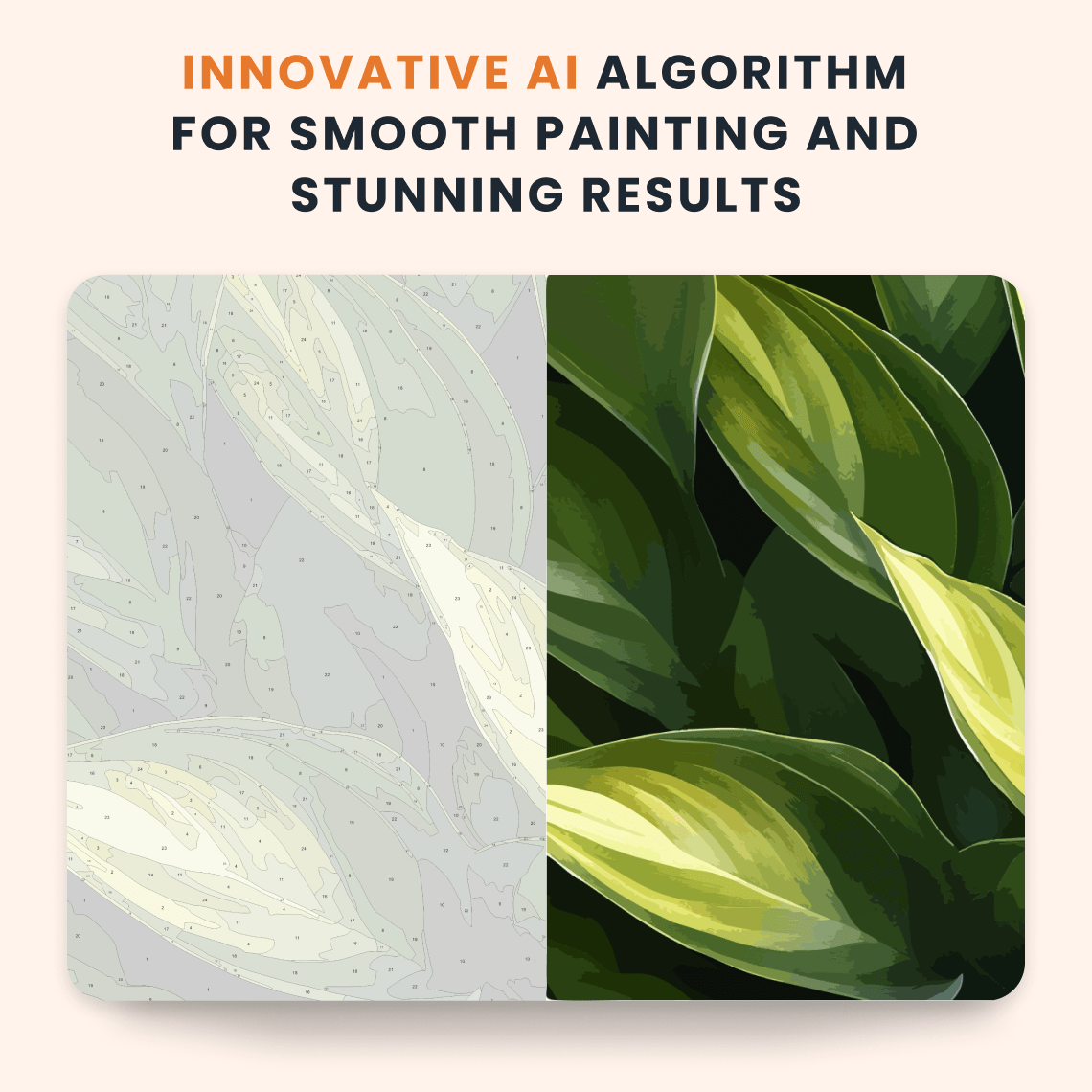 Paint by numbers - Leaf Harmony - MyArt