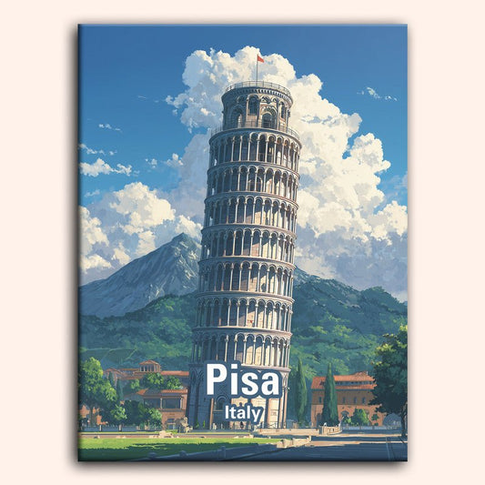 Paint by numbers - Leaning Tower - MyArt