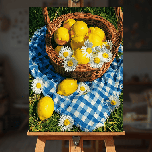Paint by numbers - Lemon Basket - MyArt