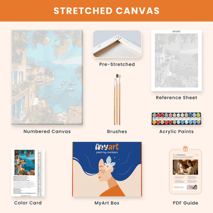 Paint by numbers - Lemon Coast - MyArt