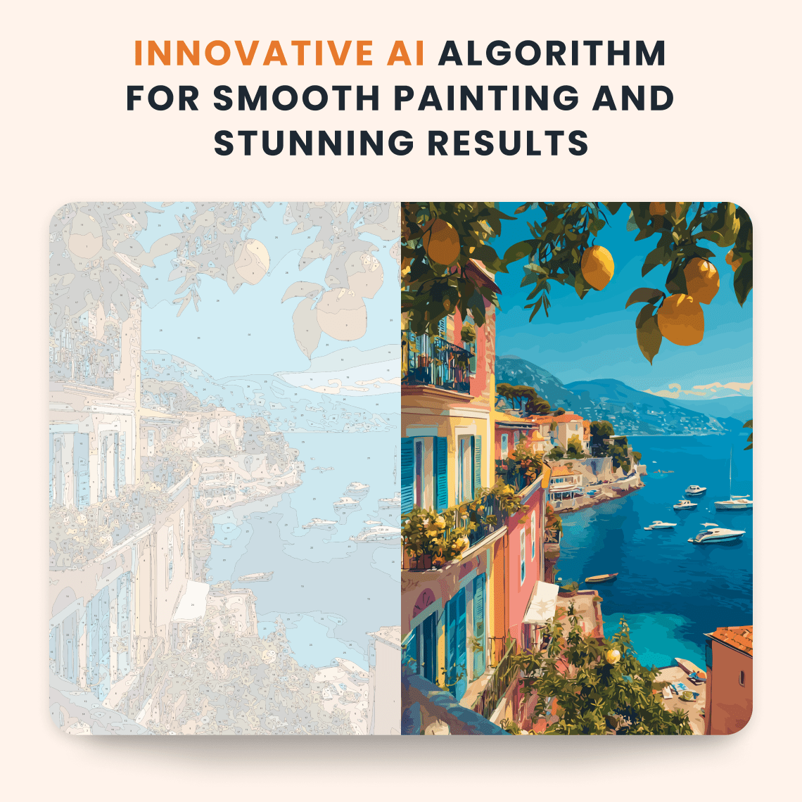 Paint by numbers - Lemon Coast - MyArt