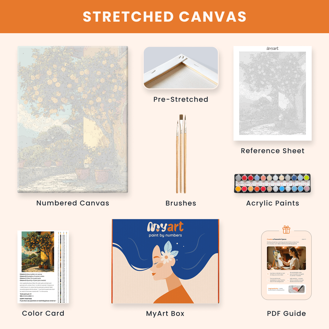 Paint by numbers - Lemon Light - MyArt