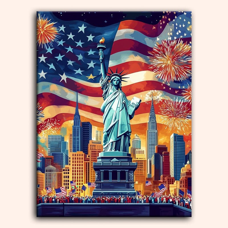 Paint by numbers - Liberty Celebration - MyArt