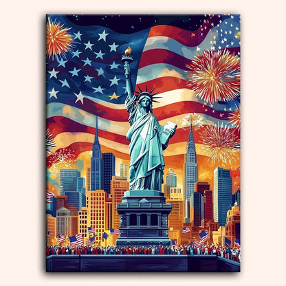 Paint by numbers - Liberty Celebration - MyArt