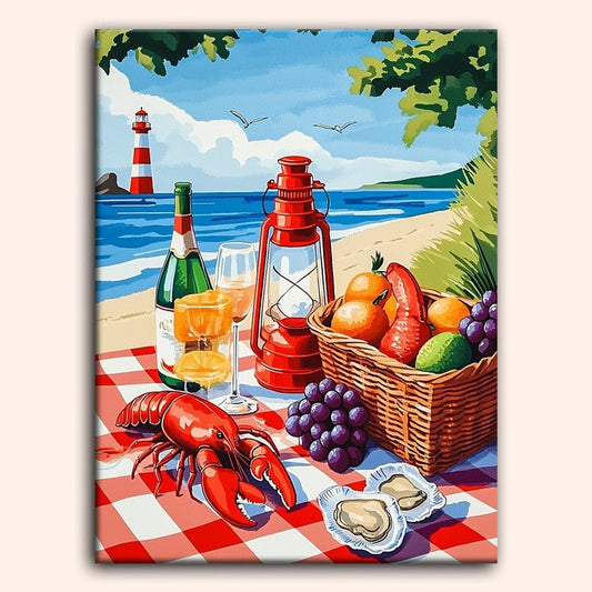Paint by numbers - Lighthouse Feast - MyArt