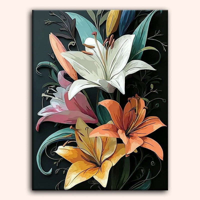 Paint by numbers - Lily Cascade - MyArt