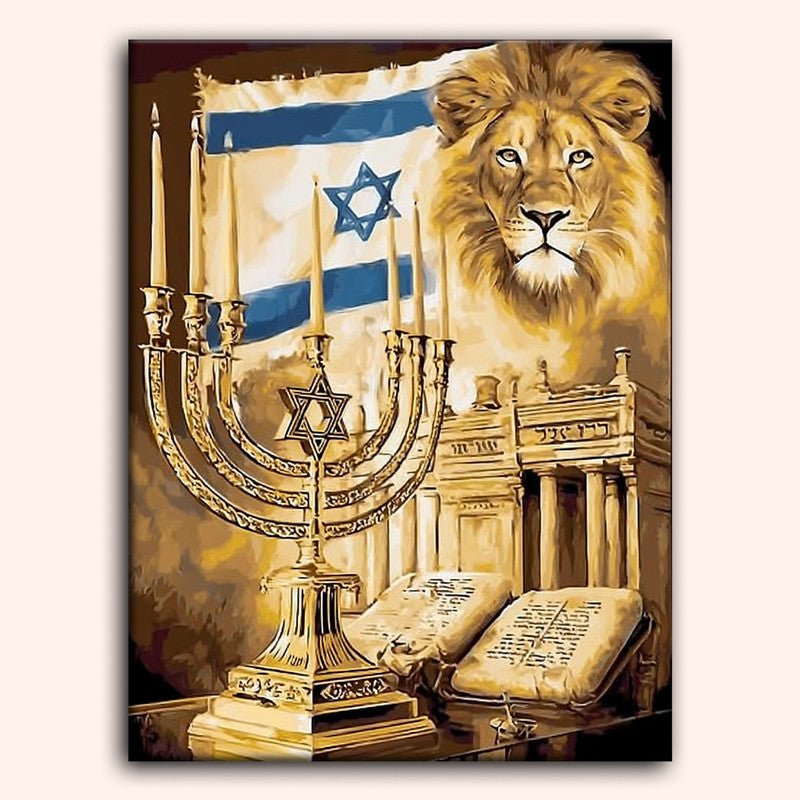 Paint by numbers - Lion Light - MyArt
