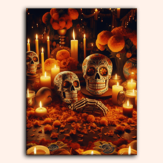 Paint by numbers - Lit Altar - MyArt