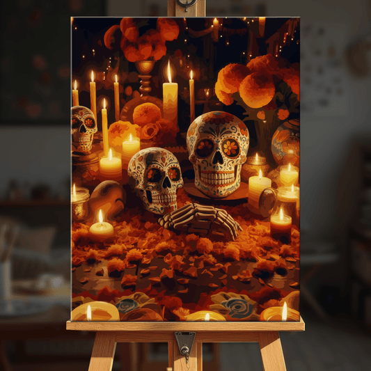 Paint by numbers - Lit Altar - MyArt
