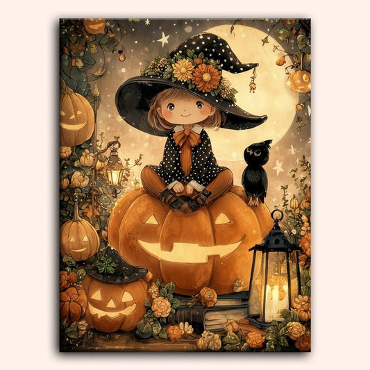 Paint by numbers - Little Witchling - MyArt